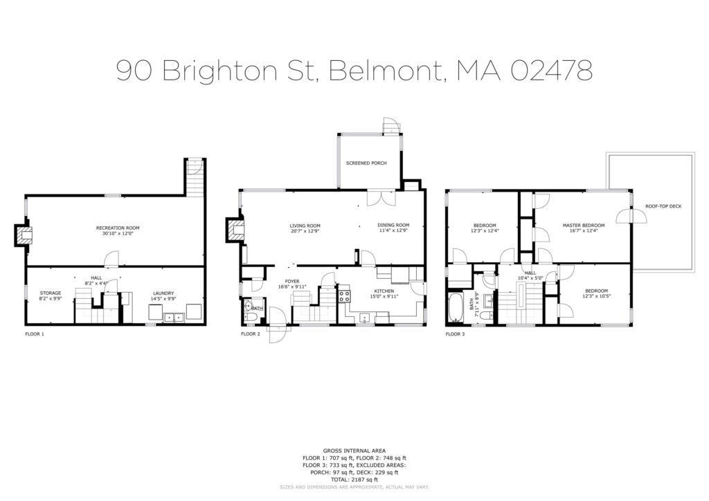 90 brighton st, belmont floor plan