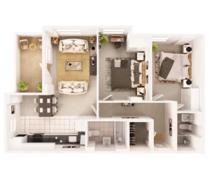 3D Virtual Staging, style 1